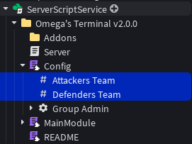 Configure the terminal