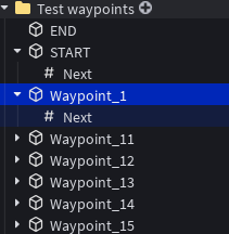 Example of a payload path